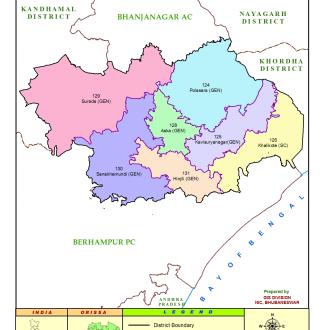 Aska Parliament Constituency Map