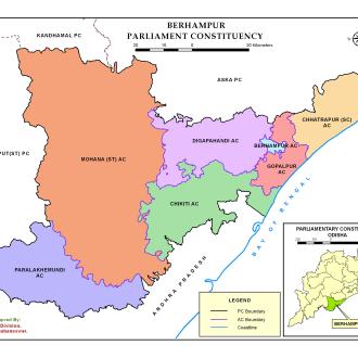 Berhampur Parliament Constituency Map