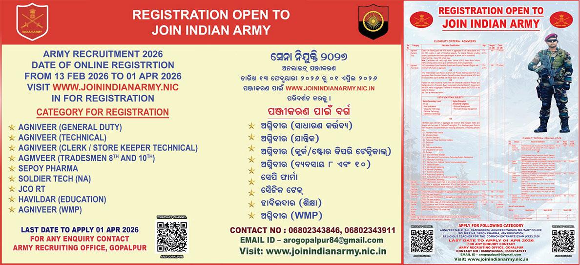 Army Recruitment 2026